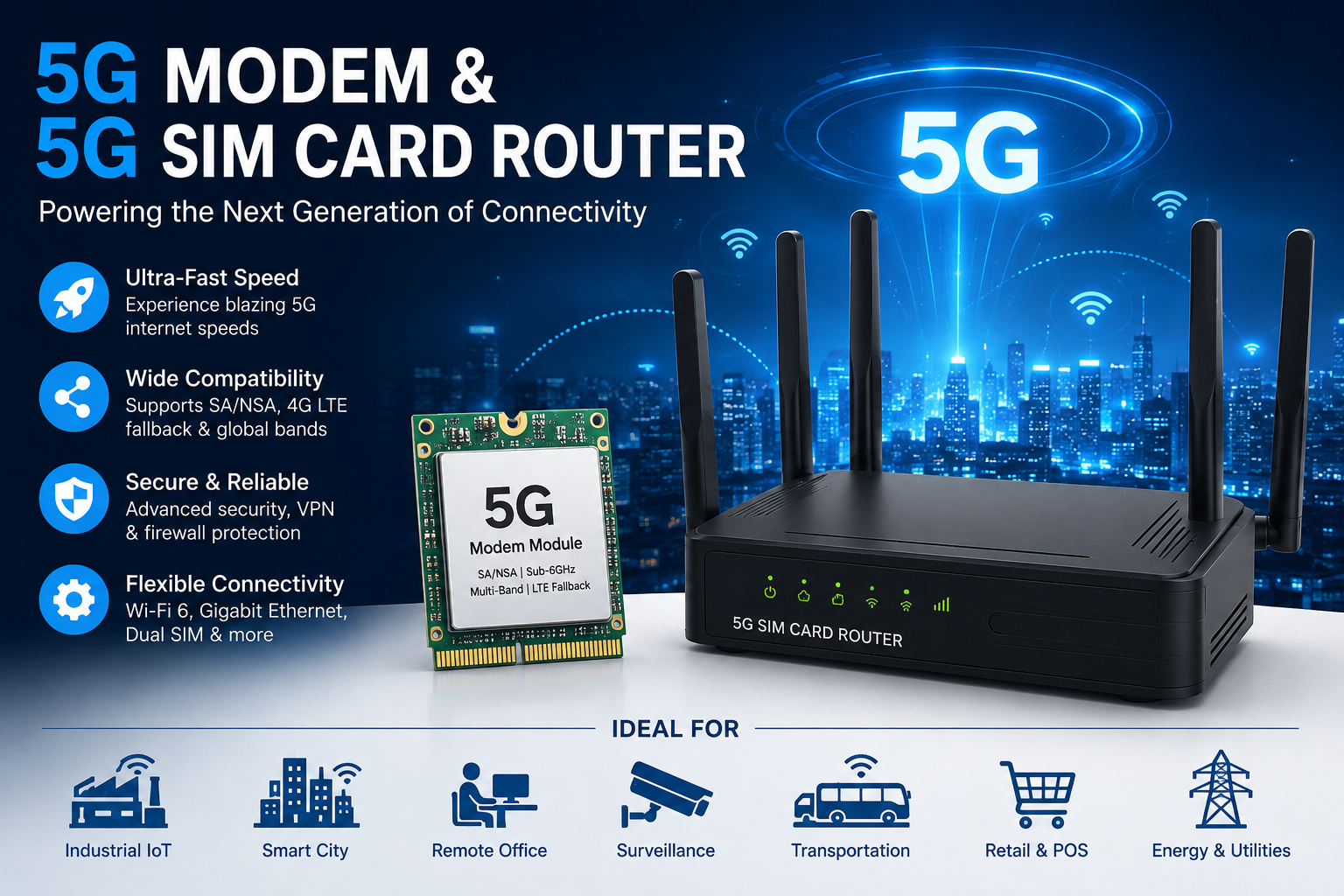 5G Connectivity Market Expands as New Router and Modem Solutions Gain Demand