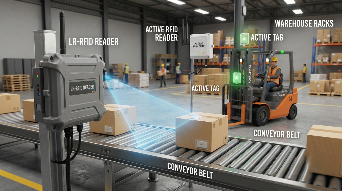 Advanced Long Range and Active RFID Readers for Intelligent Tracking