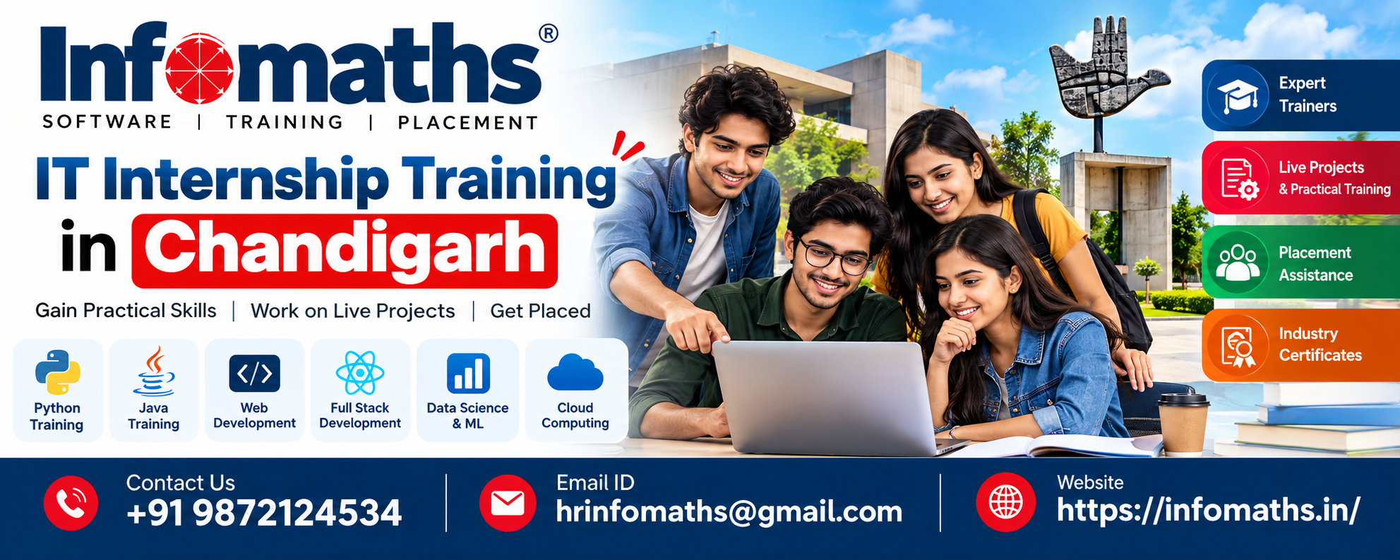 IT internship training in Chandigarh