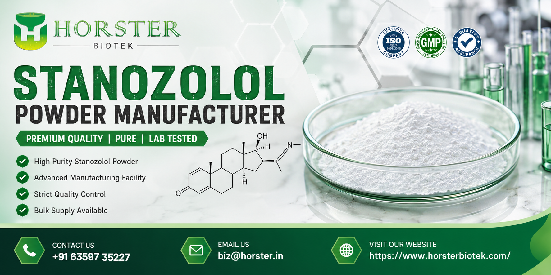 Stanozolol Powder Manufacturer