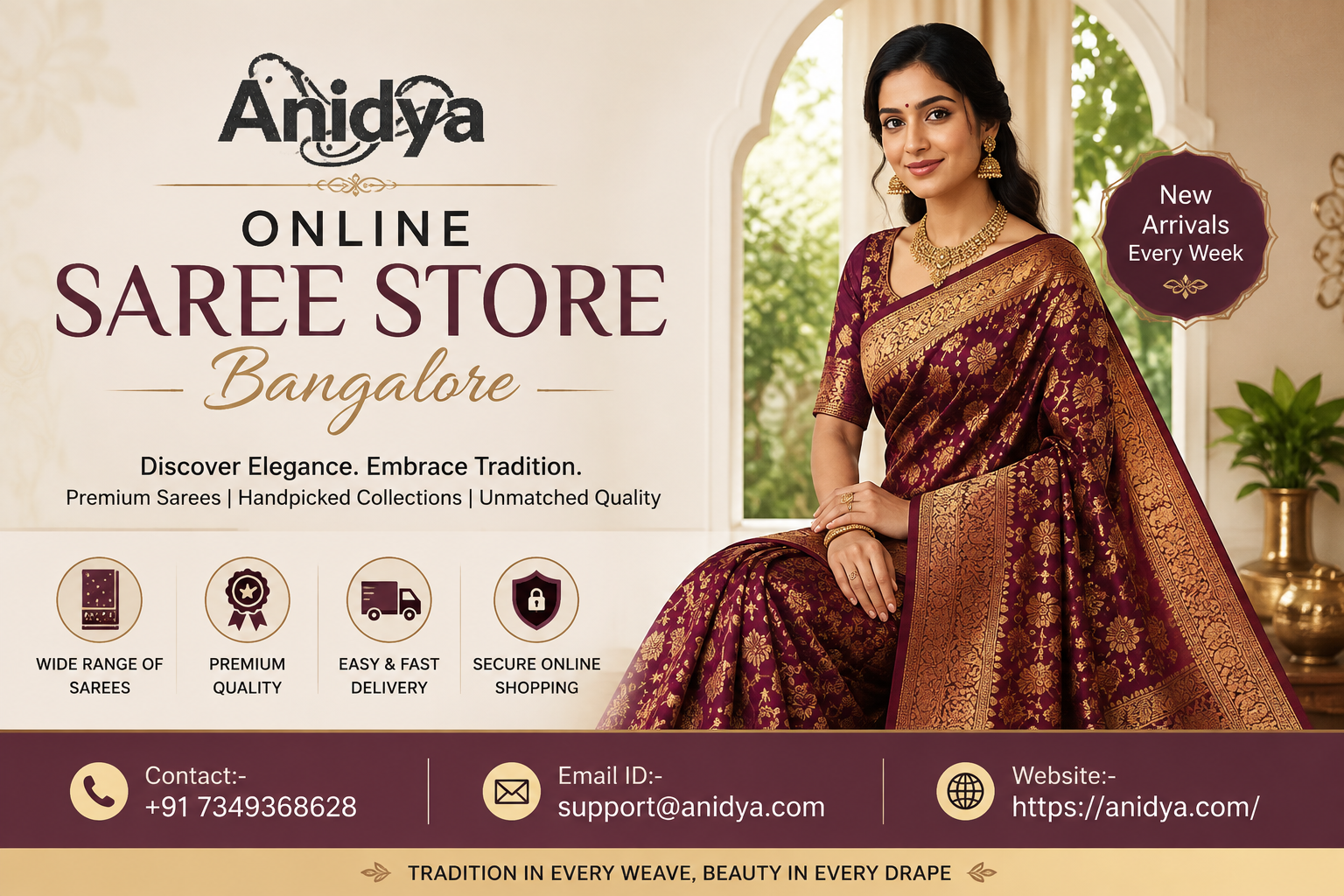online saree store Bangalore